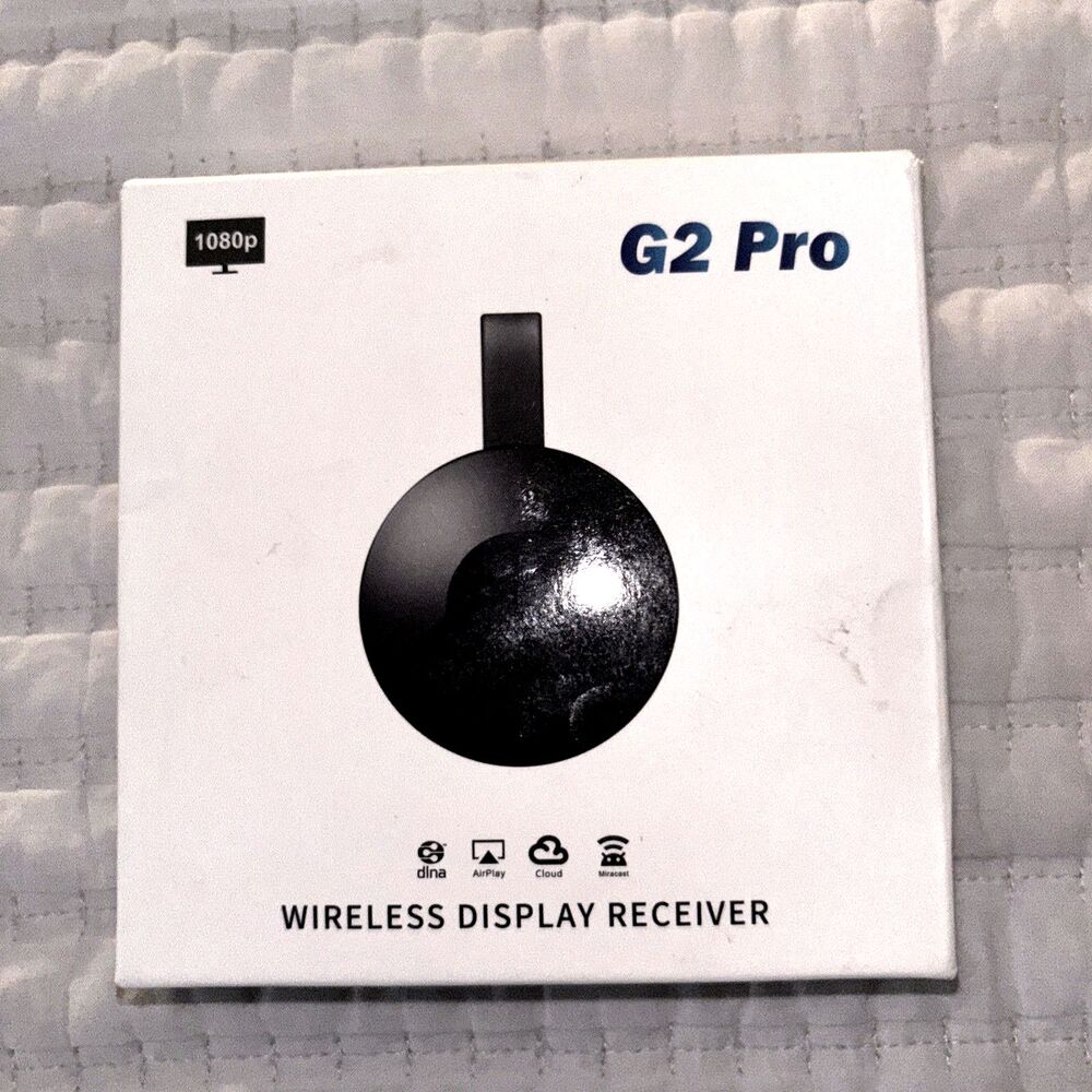 G2 PRO Universal Wireless HDMI Dongle -4K HDMI Adapter for iOS, Android, Windows